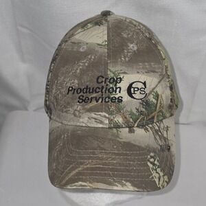Crop Production Services CPS Farm Hat Cap Camouflage Adult One Size Adjustable
